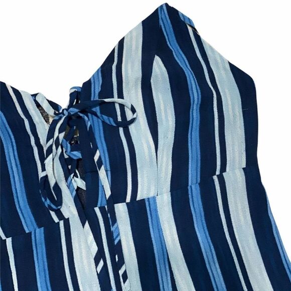 Show Me Your Mumu Layton Lace Up Maxi Blue Medium‎ - Picture 14 of 16